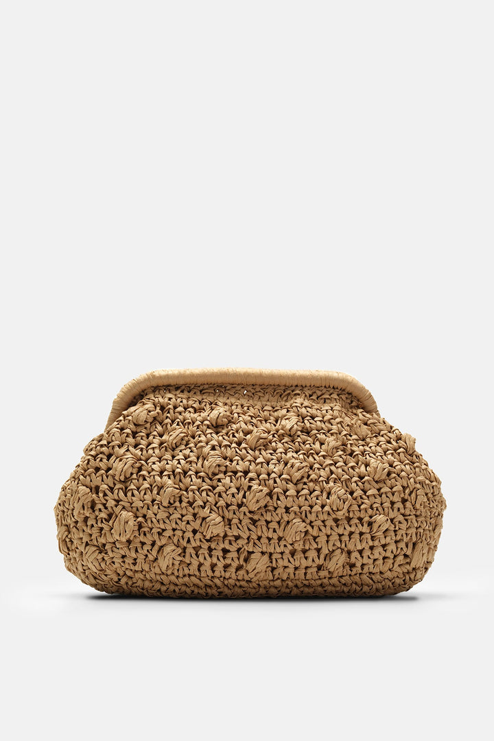 Hasır Clutch Çanta