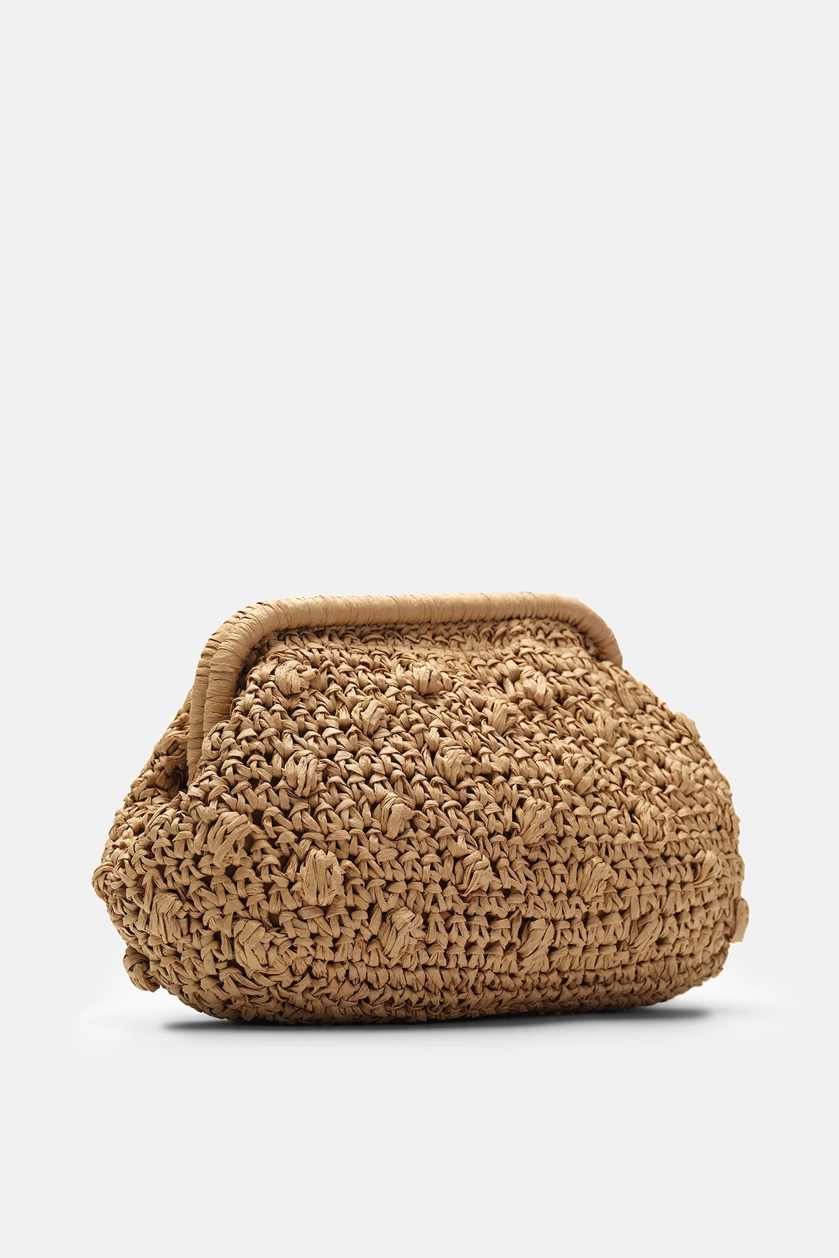 Hasır Clutch Çanta