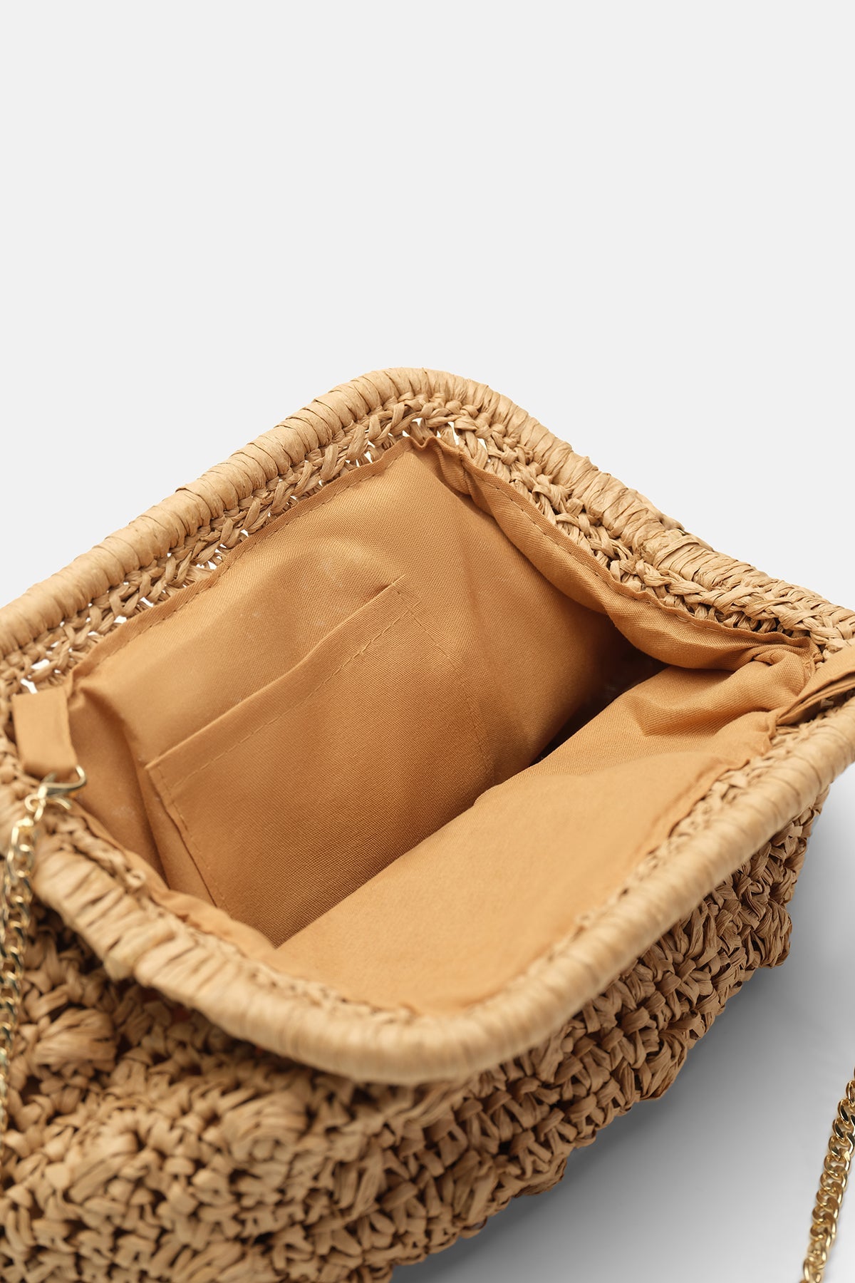 Hasır Clutch Çanta