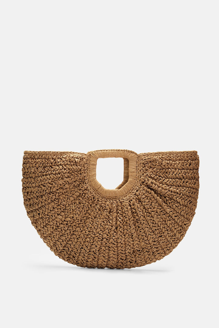 Boho Hasır El Çantası