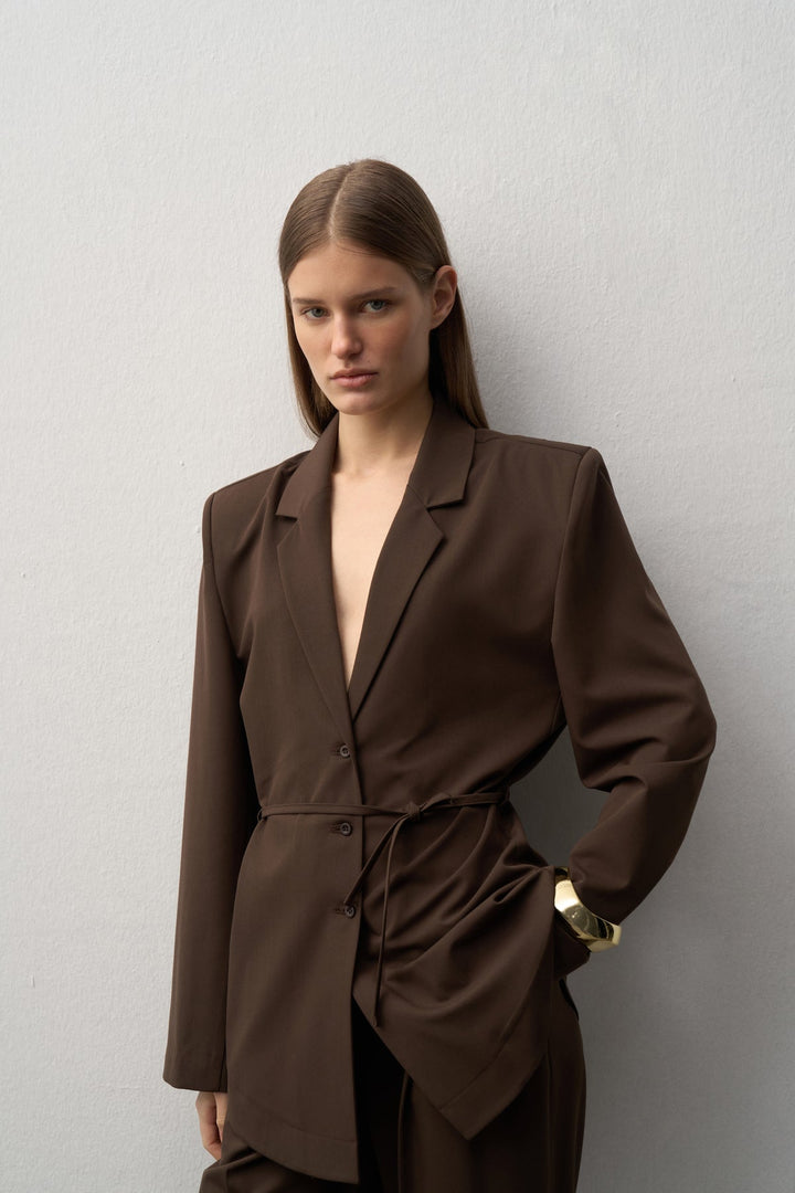 Limited Edition Ceket Palazzo Pantolon Takım